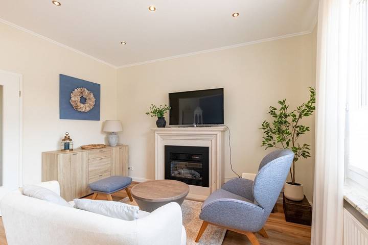 Ferienhaus für 6 Personen, mit Terrasse und Garten sowie Sauna und Ausblick auf Borkum