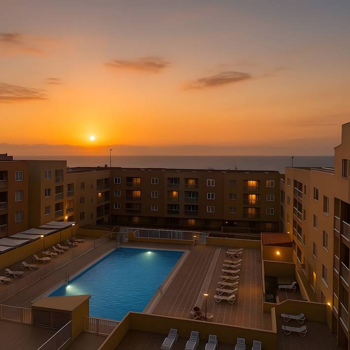 Apartamento para 2 personas, con balcón en Las Caletillas