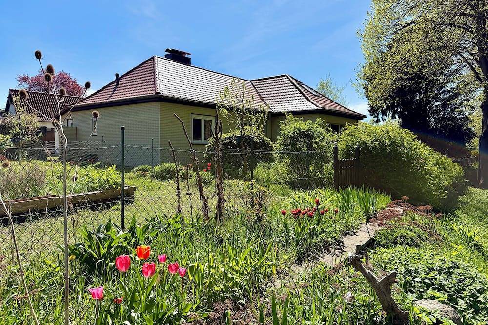 Ferienhaus direkt am See 50m zum Strand mit Garten und Kamin in Warin, Nordwestmecklenburg (Wismar und Umgebung)