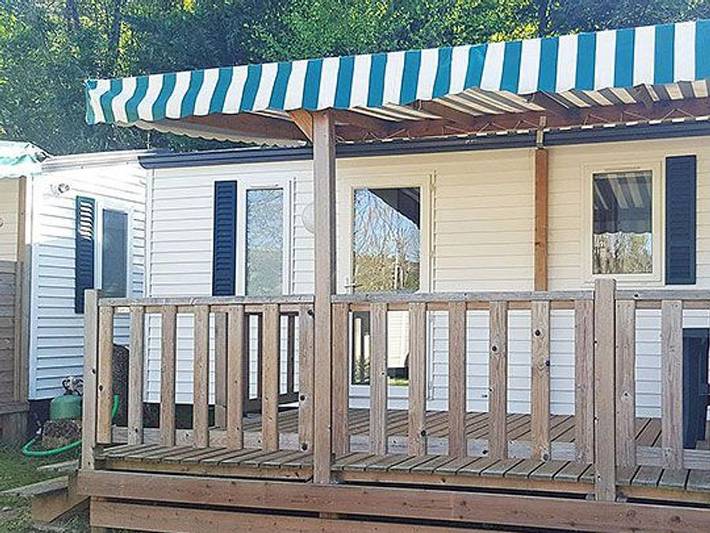 Mobil home pour 4 personnes, avec bassin pour enfant, animaux acceptés à Anduze - 2