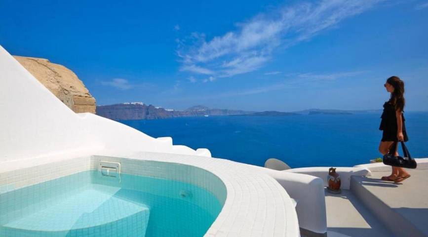 Villa for 5 people, with Hot tub in Oia