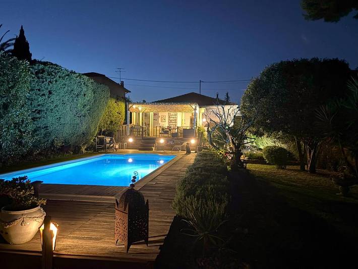 Villa pour 8 personnes, avec jacuzzi ainsi que piscine et jardin à Le Cannet - 3