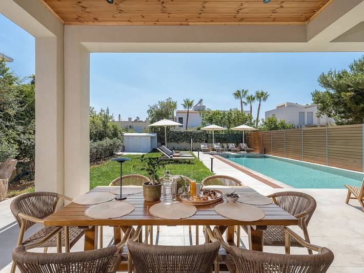 Villa per 8 persone, con balcone e giardino, adatto a famiglie con bambini - 1