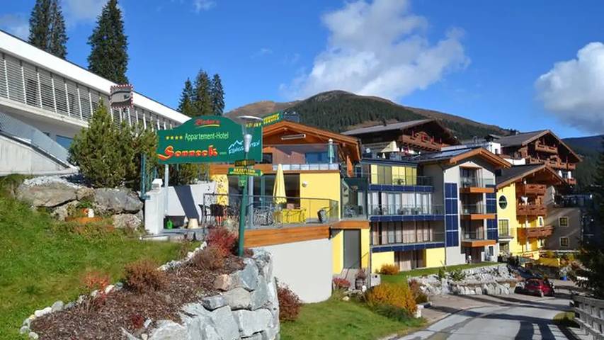 Ferienwohnung für 5 Personen, mit Pool und Sauna sowie Balkon in Königsleiten
