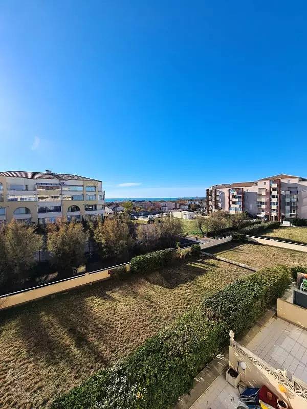 Appartement de vacances pour 6 personnes, avec balcon et vue à Frontignan