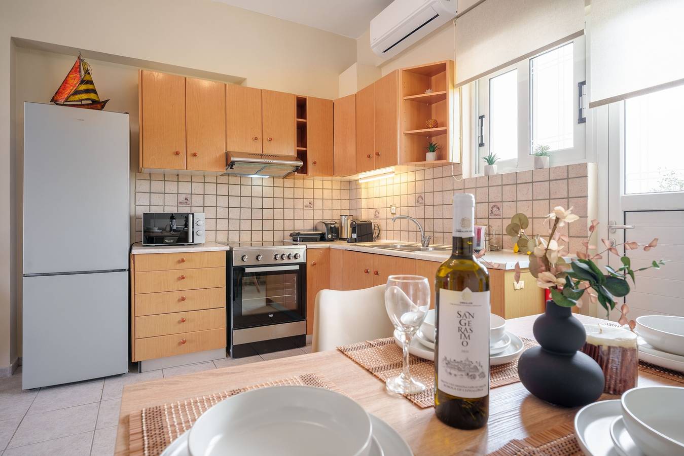 Ολόκληρο το διαμέρισμα, Apartment 'Solomos' with Sea View, Wi-Fi and Air Conditioning in Σκάλα, Κεφαλονιά