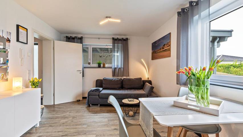 Ferienwohnung für 3 Personen, mit Terrasse in Münsingen