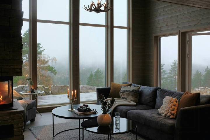 Ferienhaus für 9 Personen, mit Terrasse und Sauna in Ost-Norwegen