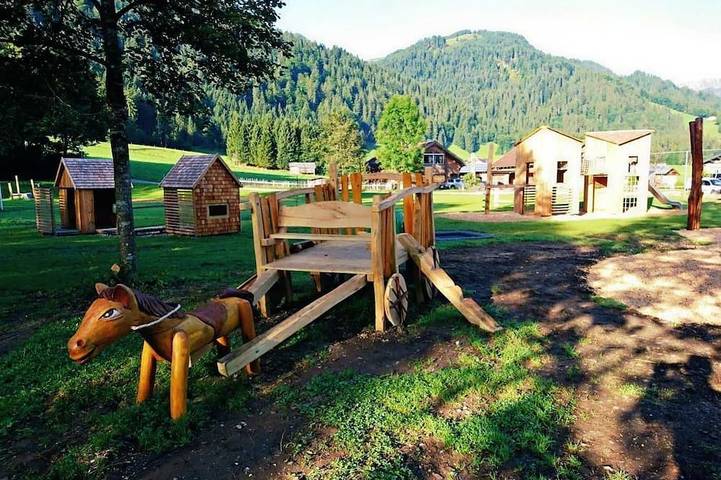 Hütte für 6 Personen, mit Terrasse und Garten in Au - 4