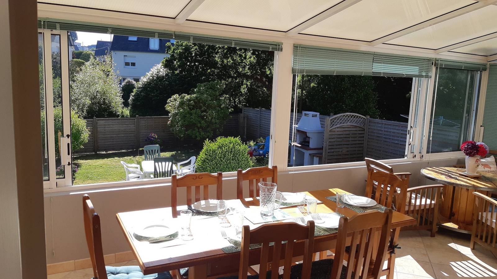 Casa Vacacional 'L'escale Kénanaise' con Jardín Privado y Wi-Fi in Saint-Quay-Perros, Costa de granito rosa