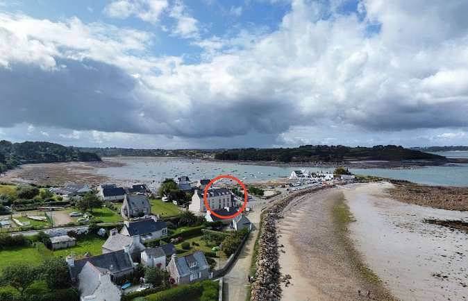 Maison de vacances pour 10 personnes avec vue sur l’océan in Térénez, Plougasnou