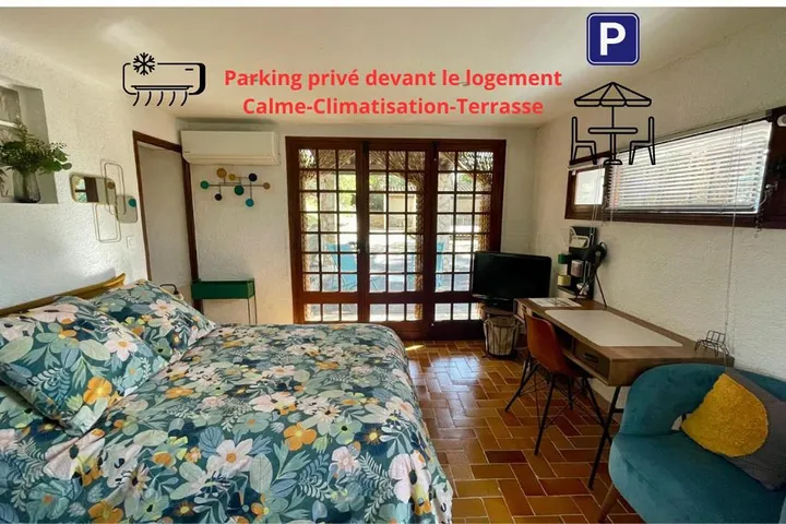 Apartamento de vacaciones para 2 personas, con terraza y jardín - 1