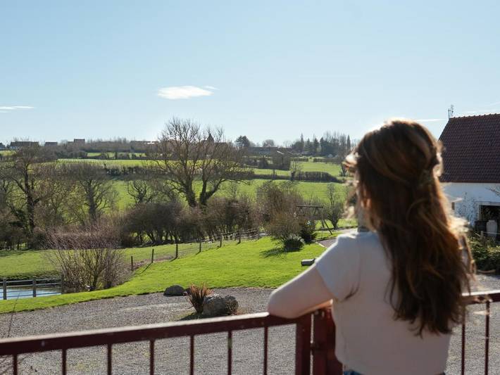 Location de vacances pour 5 personnes, avec sauna ainsi que jardin et vue à Wierre-Effroy - 2