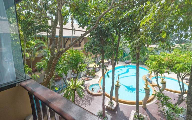 Station pour 4 personnes, avec sauna et piscine ainsi que jacuzzi et jardin à Ao Nang Beach - 3