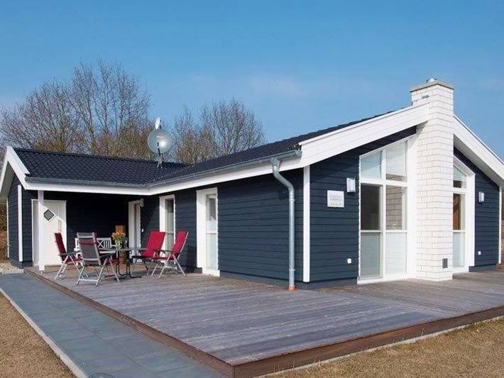 Ferienhaus für 4 Personen, mit Terrasse und Garten sowie Sauna