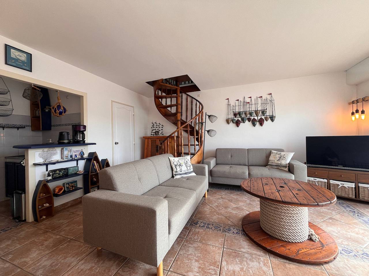 Ganze Wohnung, Drei-Zimmer-Wohnung im Herzen von Saint-Jean-de-Luz mit Balkon und fantastischer Aussicht in Saint-Jean-de-Luz, Bayonne und Umgebung