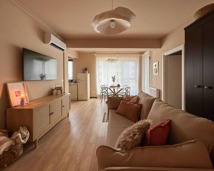 Appartement de vacances pour 2 personnes, avec vue sur le lac ainsi que balcon et vue