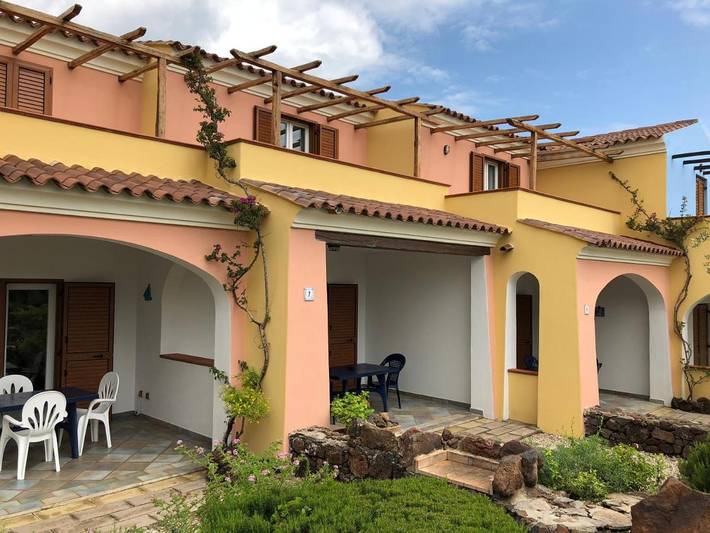 Ferienhaus für 5 Personen, mit Balkon und Terrasse sowie Garten und Ausblick