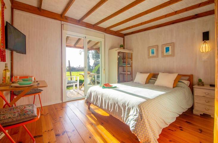 Cabaña para 2 personas, con Terraza y Jardín en El Palmar (Andalucía)