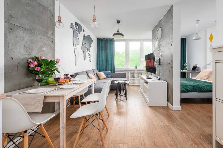 Apartament wakacyjny dla 4 osób, Dla rodziny w Żoliborz