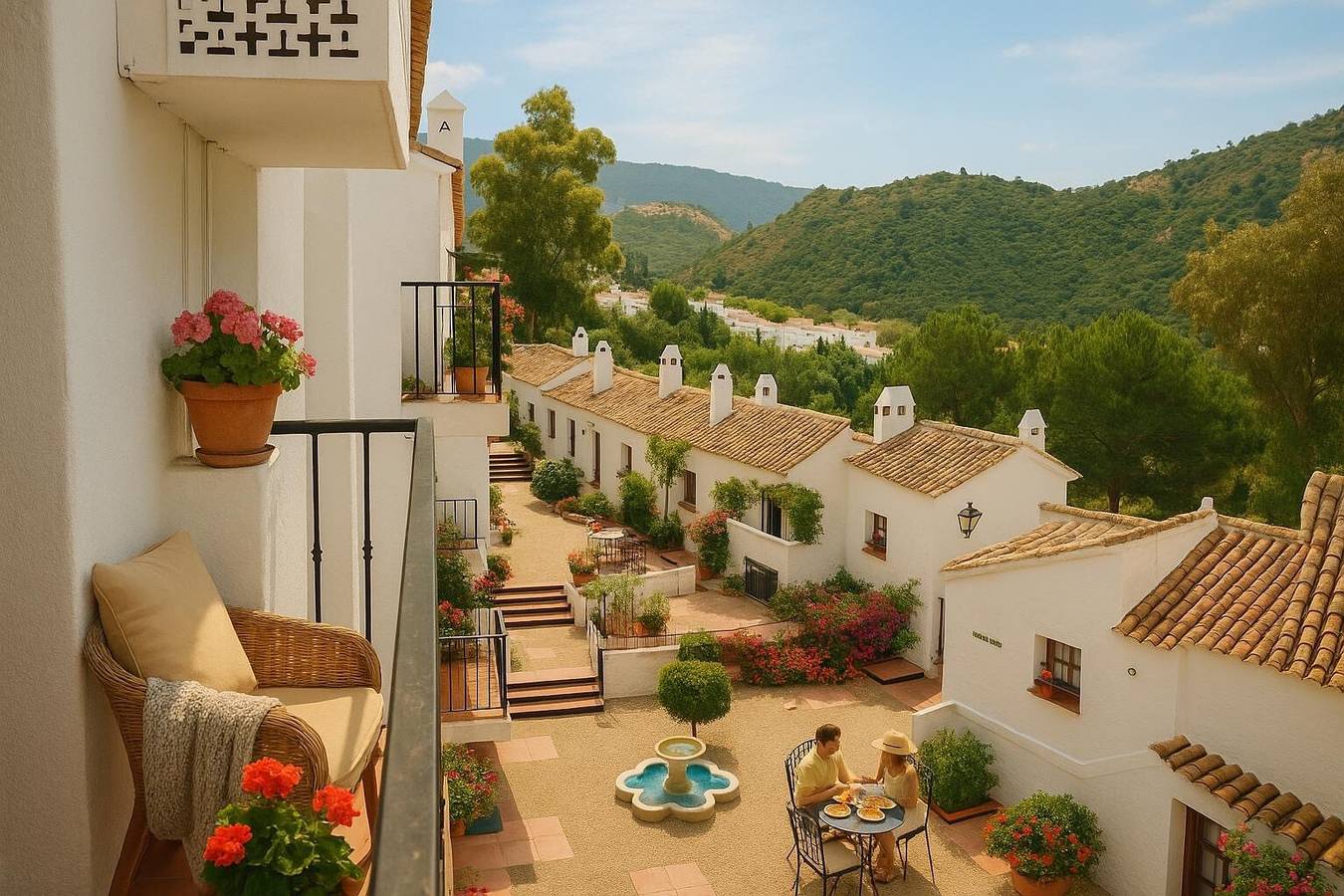 Apartamento entero, Apartamento 'Benahavis 1 Bed' con vistas a la montaña, Wi-Fi y aire acondicionado. in Val de Guadalmina, Benahavís