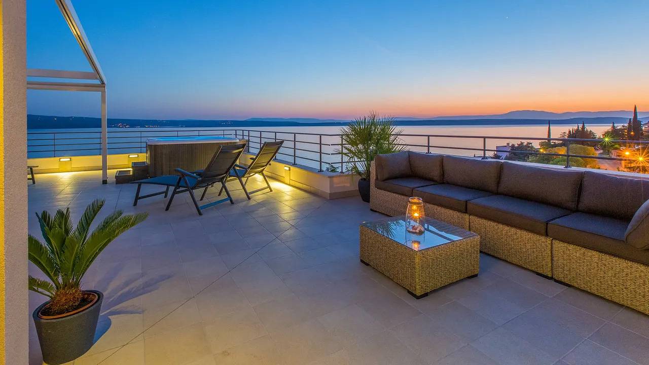 Ganze Ferienwohnung, Ferienwohnung für 4 Personen (35 m²) in Dramalj in Plaža Pazdehova-Lanterna, Dramalj