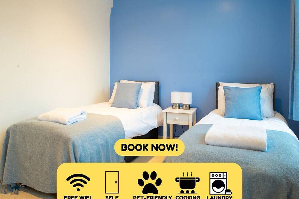 Appartement entier, Charlotte House: Central 2Br 2Bath Retreat – Sleeps 6 in Ipswich, Suffolk