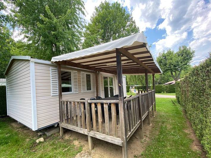 Camping Les 4 Saisons - Mobilheim 6 personen - Couflens in Oust, Parc naturel régional des Pyrénées ariégeoises
