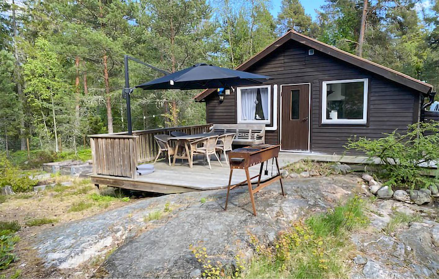 Ferienhaus für 6 Personen mit Terrasse in Stockholmer Schärengarten