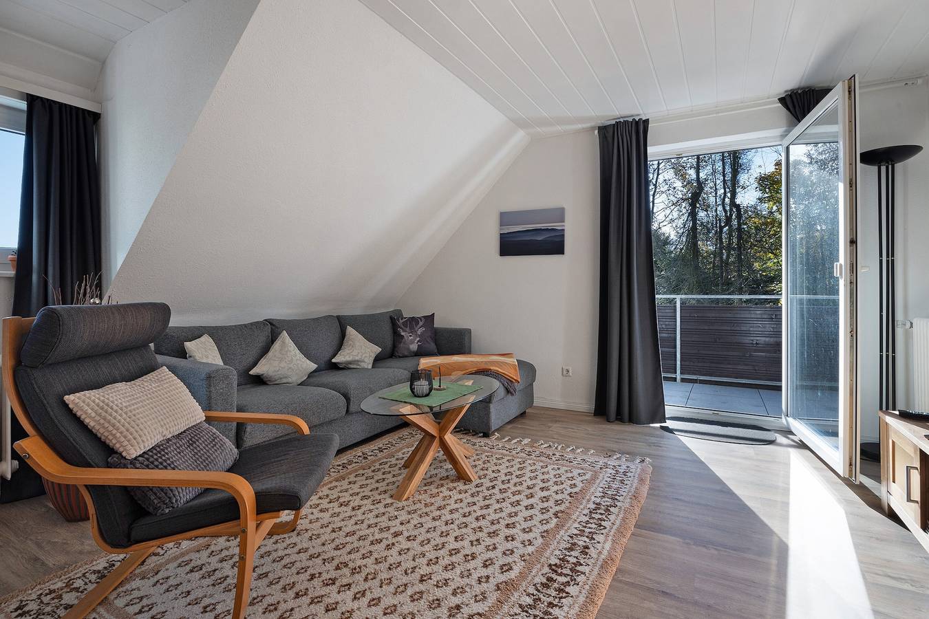 Hel lejlighed, Ferielejlighed for 4 personer med balkon in Braunlage, Harzvorland