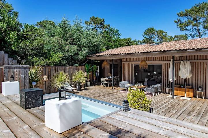 Maison de vacances pour 7 personnes, avec jardin au Cap Ferret