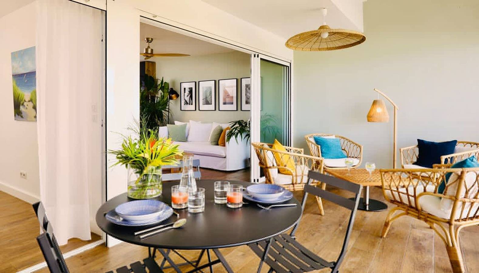Appartement entier, Appartement de vacances pour 2 personnes avec terrasse in Martinique