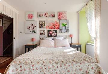 Maison de campagne pour 2 personnes, avec vue et jardin à Ganac