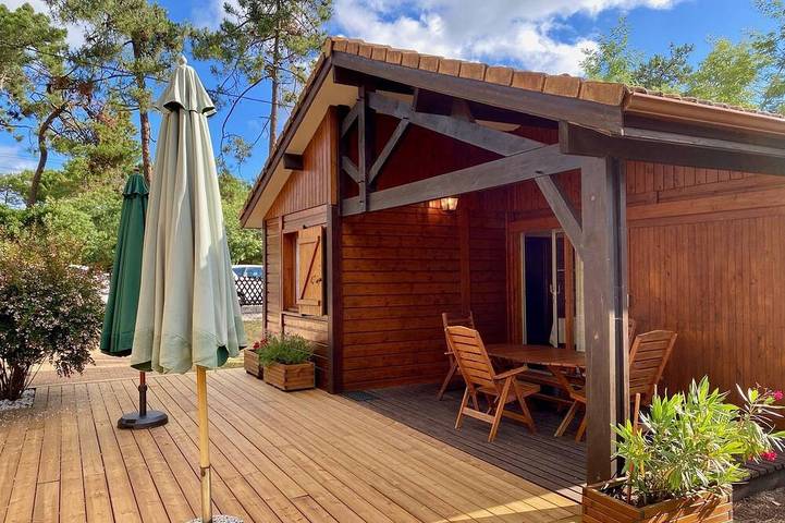 Chalet pour 4 personnes, avec jardin et terrasse