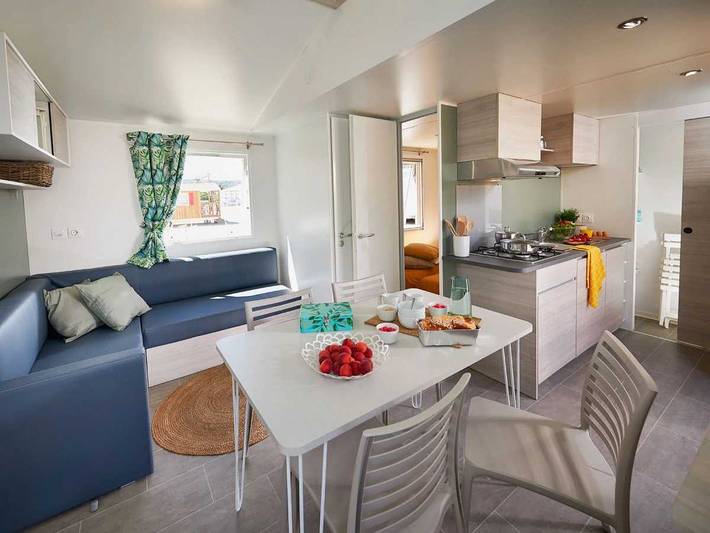 Mobil home pour 4 personnes, avec sauna et bassin pour enfant à Faverolles-sur-Cher - 3