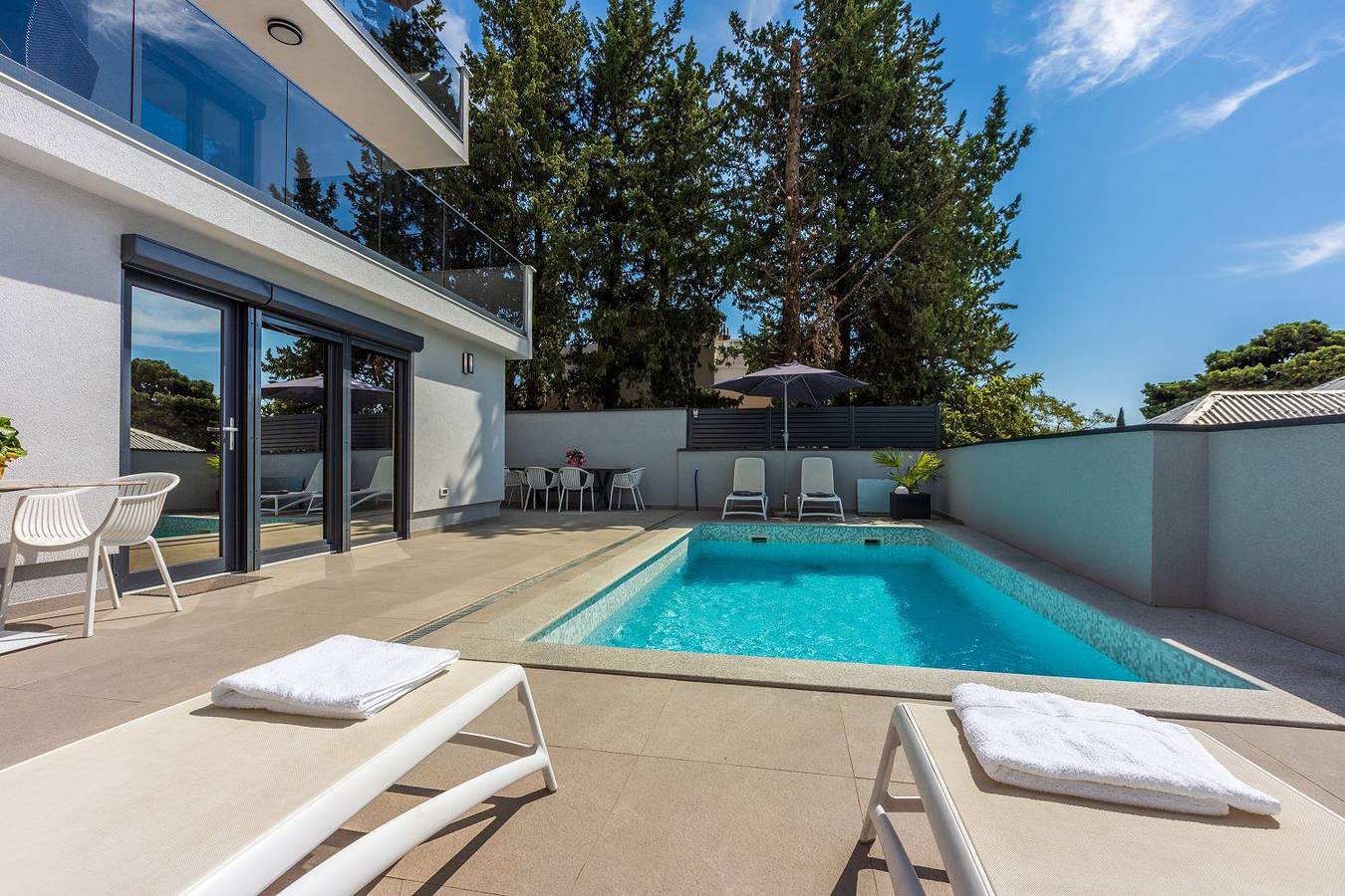 Cały apartament, Modernes Apartment mit Meerblick, 500 Meter Strand in Crikvenica, Żupania primorsko-gorska