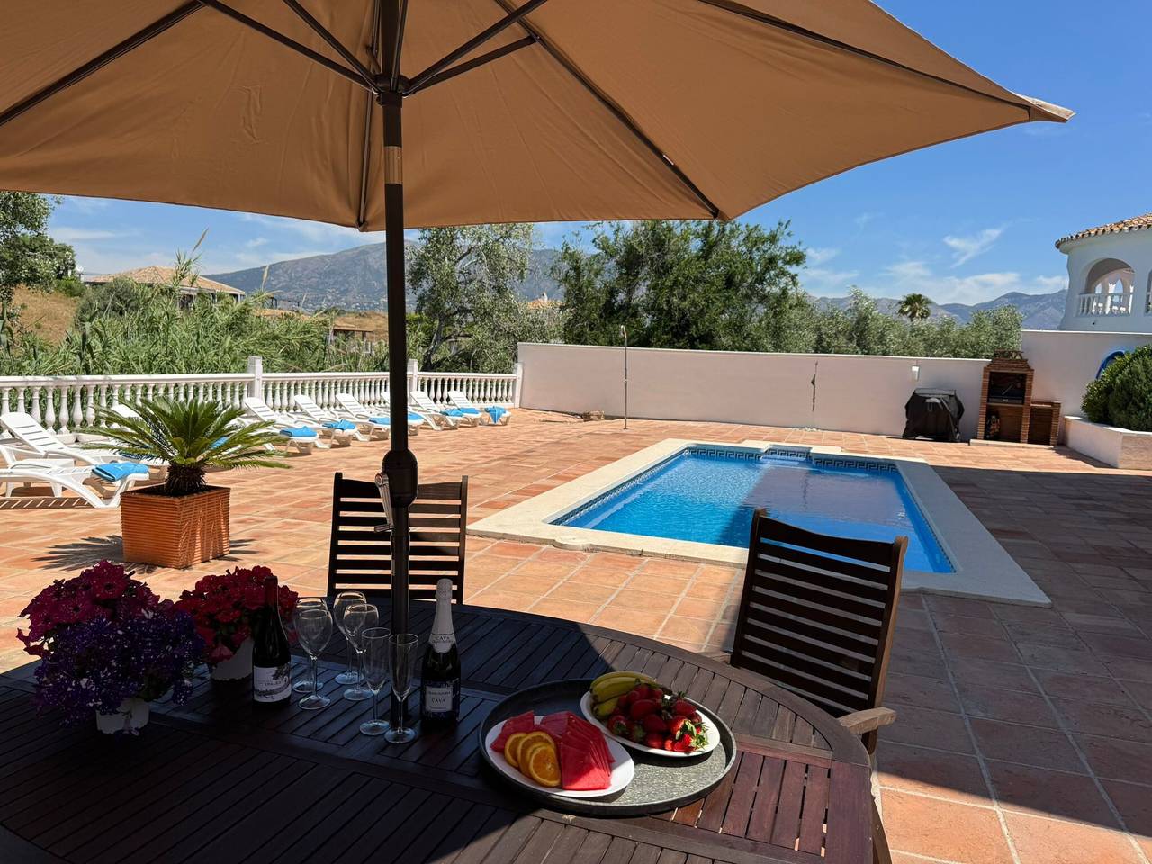 Maison de vacances 'Milano' avec vue sur la montagne, Wi-Fi et climatisation in Mijas Costa, Mijas