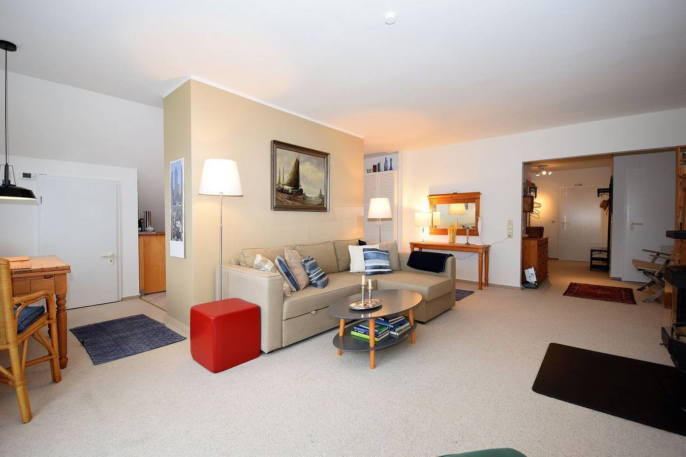 Ganze Wohnung, Ferienwohnung Sunset für 4 Personen mit traumhaftem Blick über die Felder in Hohwacht, Hohwachter Bucht