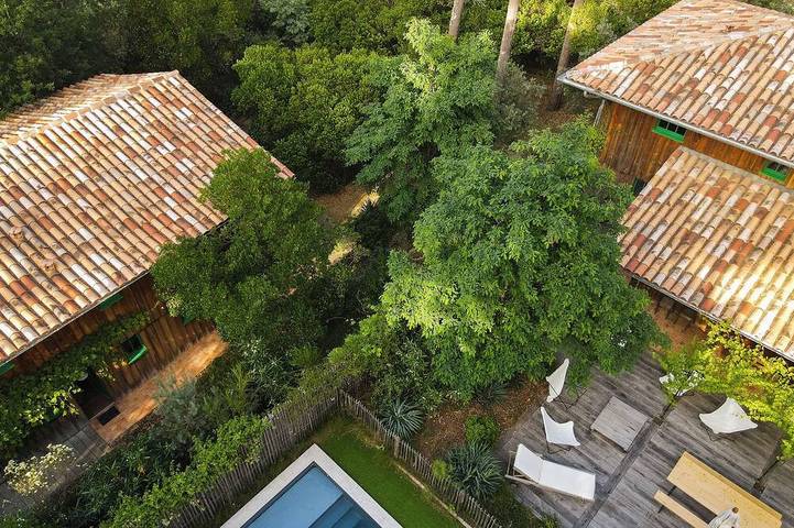 Gîte pour 10 personnes, avec Jacuzzi et Jardin au Cap Ferret