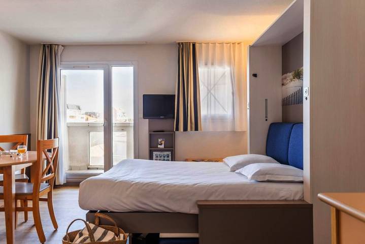 Appart’hôtel pour 2 personnes, avec balcon et jardin, animaux acceptés