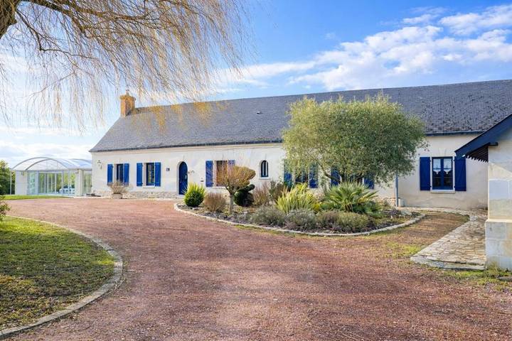 Maison de vacances pour 10 personnes, avec piscine ainsi que vue et terrasse