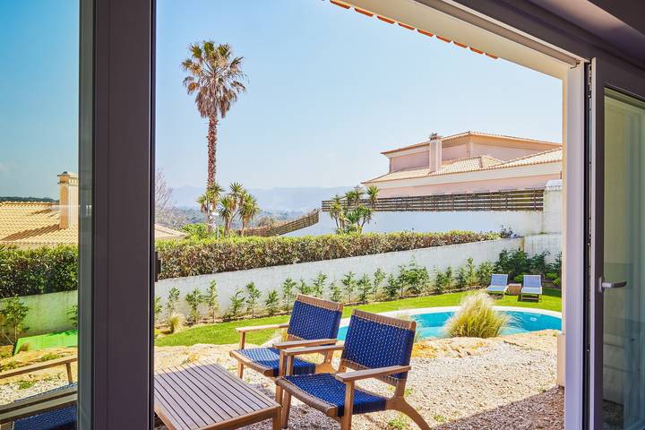 Casa de férias para 10 pessoas, com Varanda e Jardim em Colares