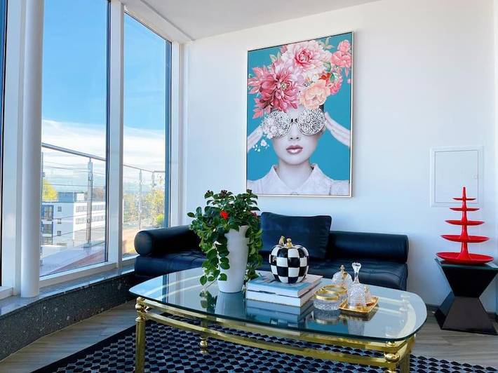 Gîte pour 4 personnes, avec vue et balcon à Oberursel