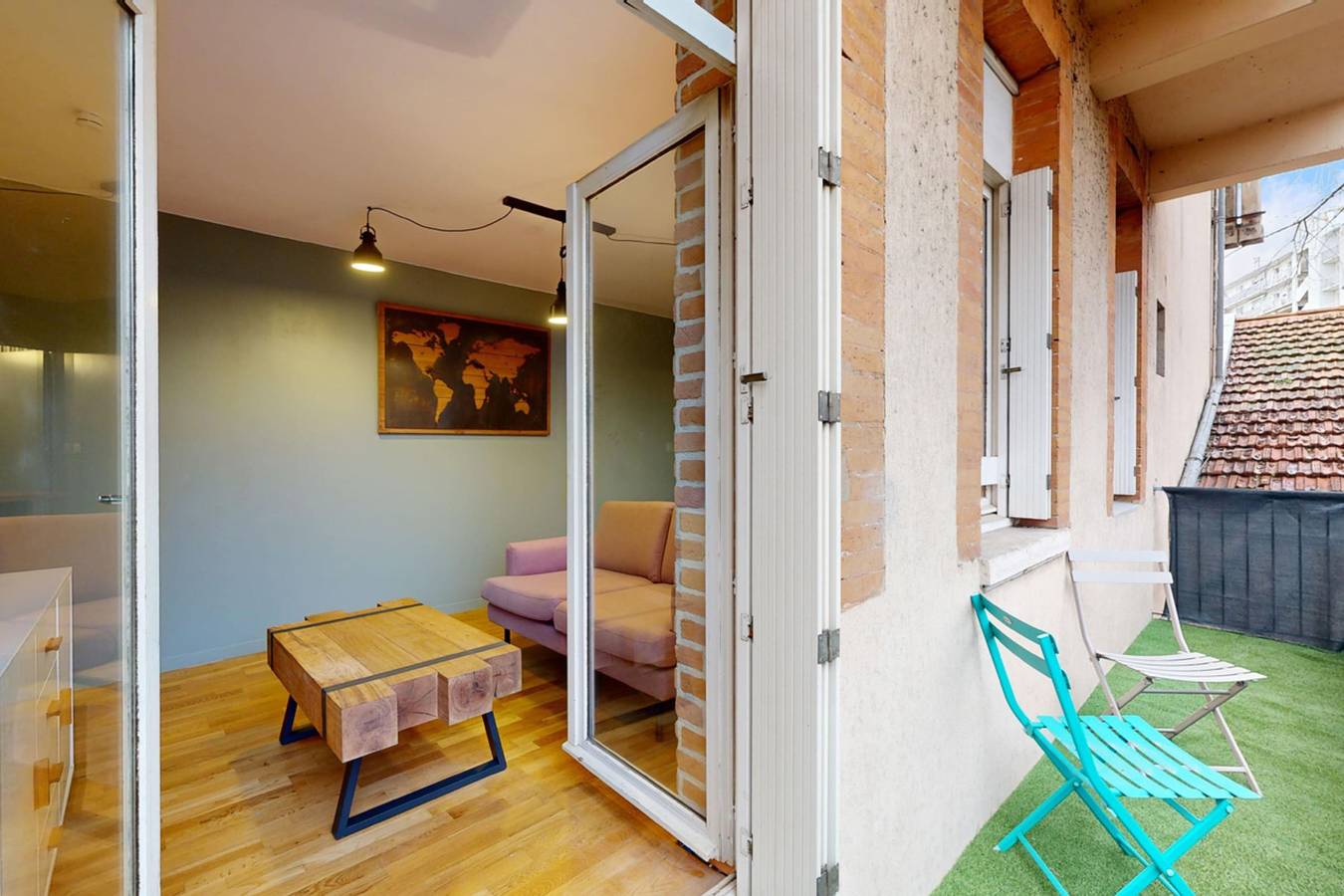 Apartamento entero, Apartamento de vacaciones para 2 personas con terraza in Amidonniers-Caffarelli (Toulouse), Toulouse