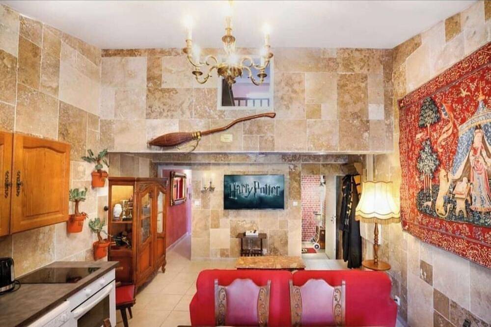 Appartement entier, 🧙‍♂️ Le Logis du Petit Sorcier – Séjour Magique Harry Potter à Carcassonne 🏰✨ in Carcassonne, Région de Carcassonne