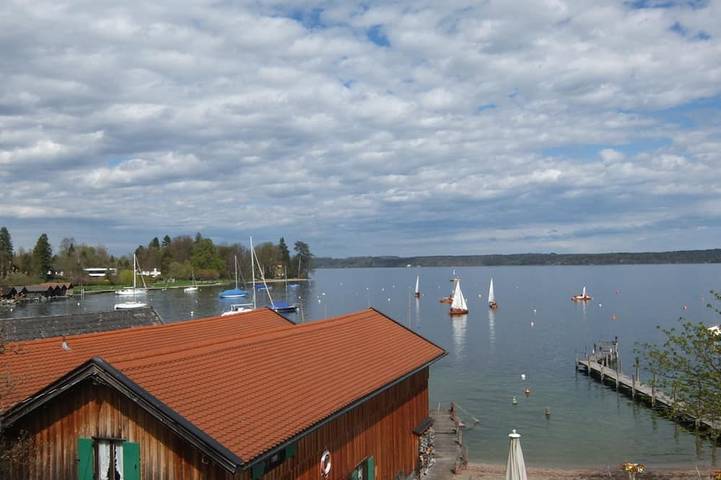Ferienwohnung für 4 Personen, mit Garten und Sauna in Tutzing