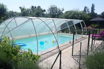 Cottage pour 6 personnes, avec jardin et terrasse, animaux acceptés à Cahuzac