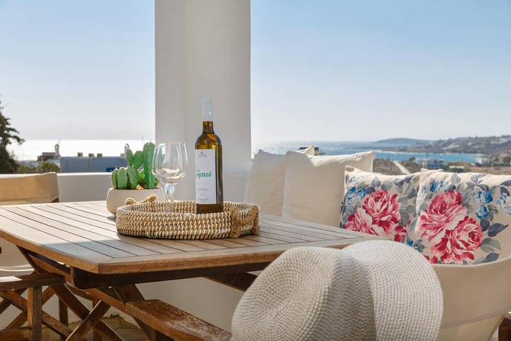 Appartement de vacances pour 5 personnes, avec Balcon et Terrasse ainsi que Jardin et Vue