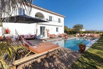 Villa für 6 Personen, mit Balkon und Garten in Nizza