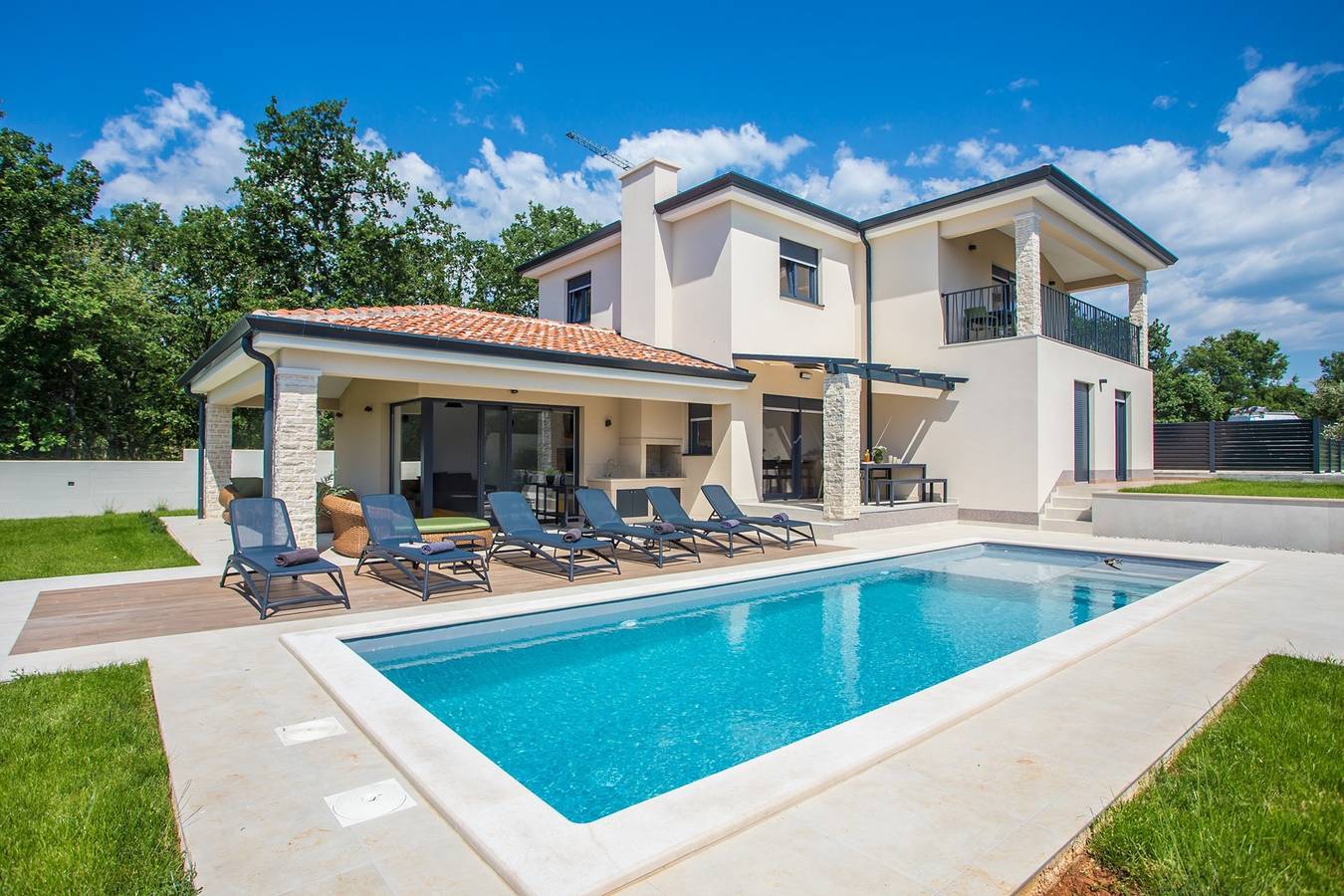 Villa Mia mit Pool in Kosinozici, Porec und Umgebung